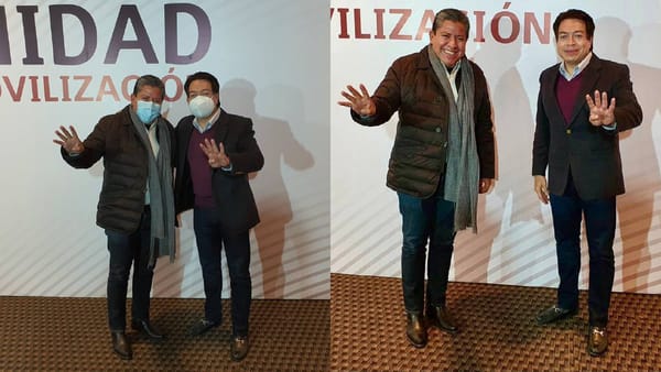 David Monreal se reúne con Mario Delgado; coinciden en la unidad social para consolidar la transformación en Zacatecas